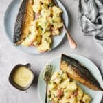 Makreel met mosterdsaus