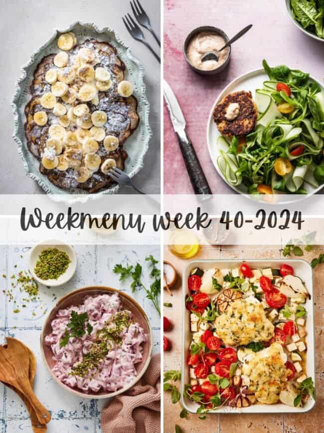Weekmenu week 40 2024
