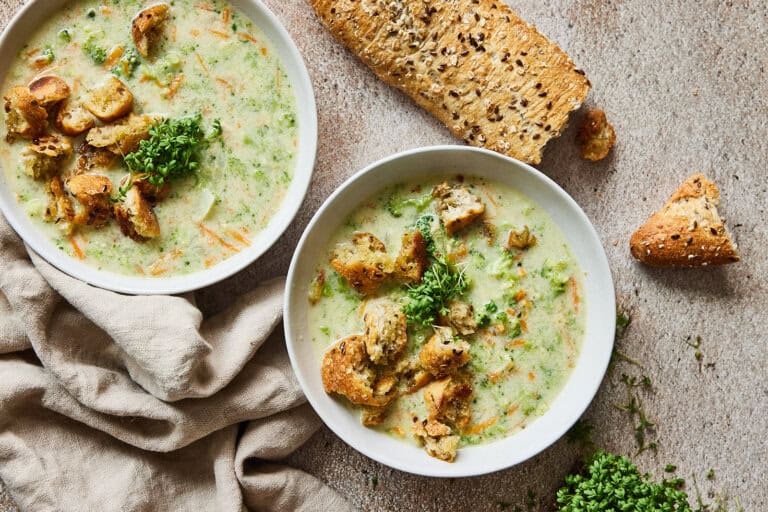 Broccolisoep met kaas