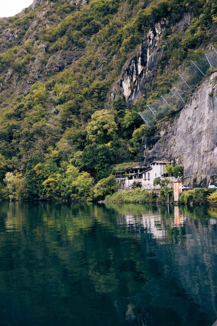 Porlezza aan het meer van Lugano