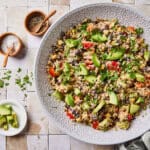Quinoa salade met chipotle dressing