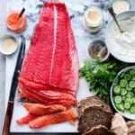 gravad lax met biet