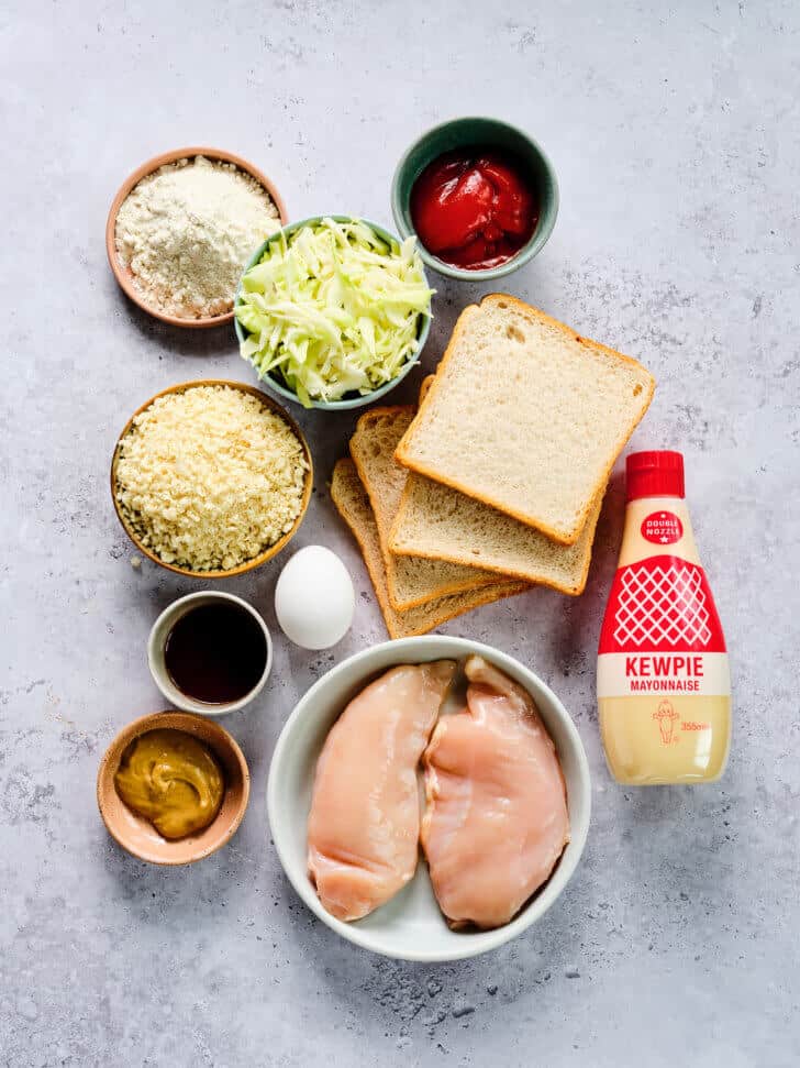 Katsu sando sandwich