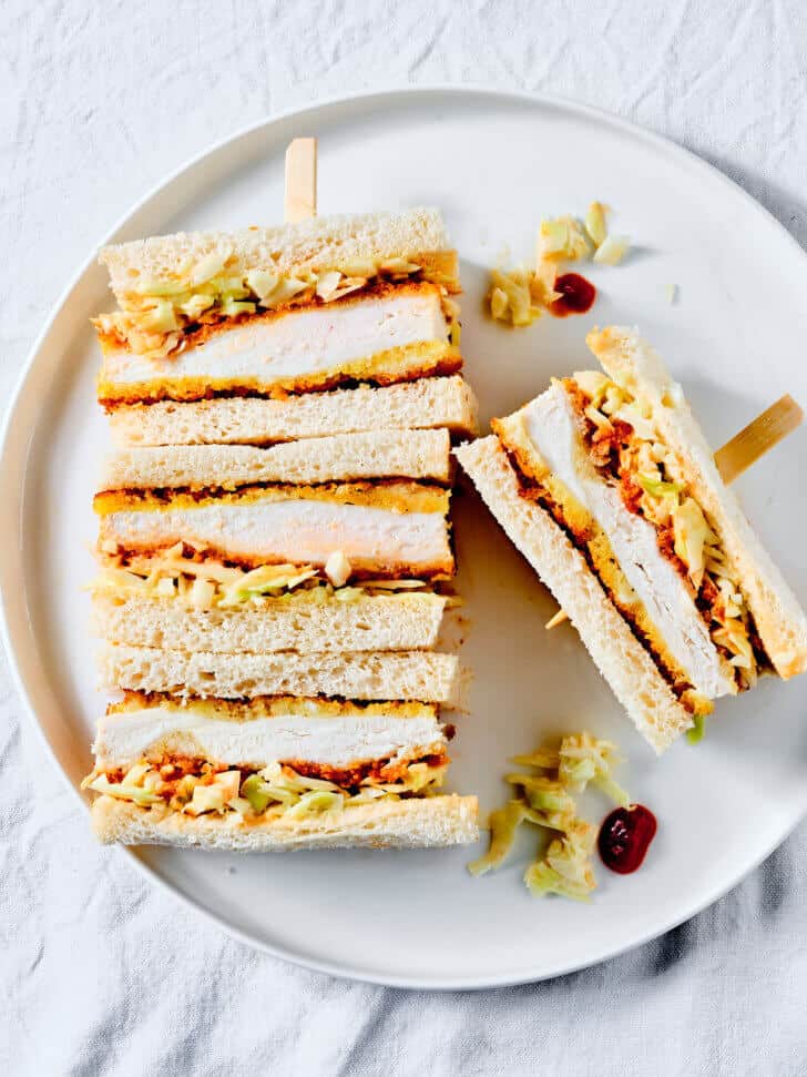 Katsu sando sandwich