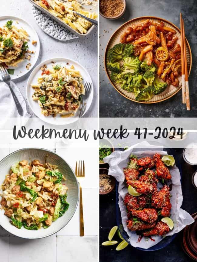 Weekmenu week 47 2024