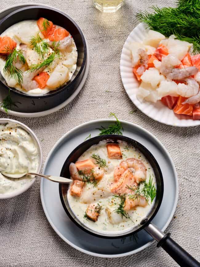 Gourmet recept met vis - vispotje