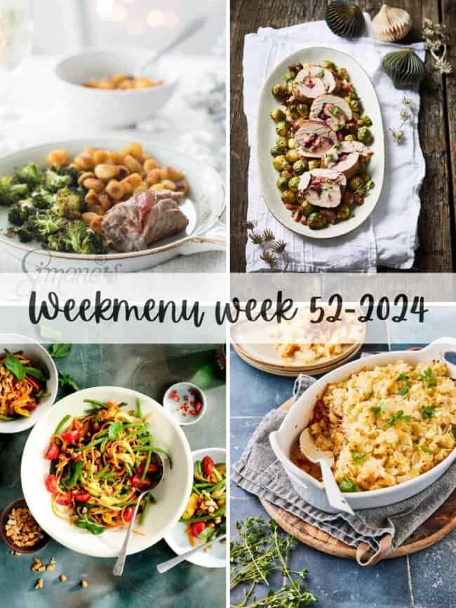 Weekmenu week 52 2024