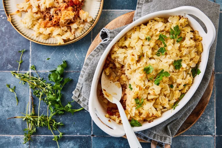 zuurkool ovenschotel