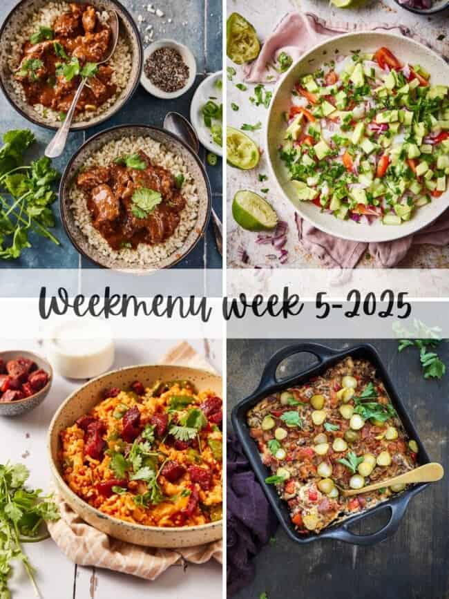 Copy of Weekmenu week 5 2025