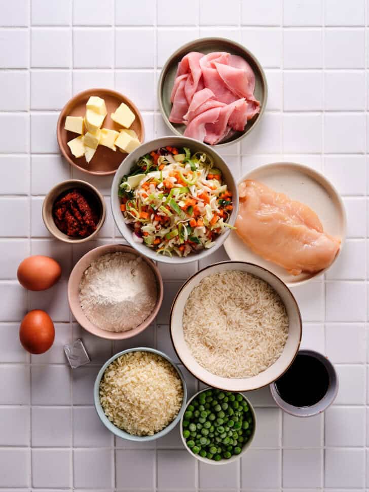 Ingredienten nasischijf