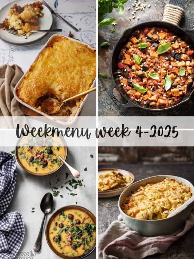 Weekmenu week 4 2025