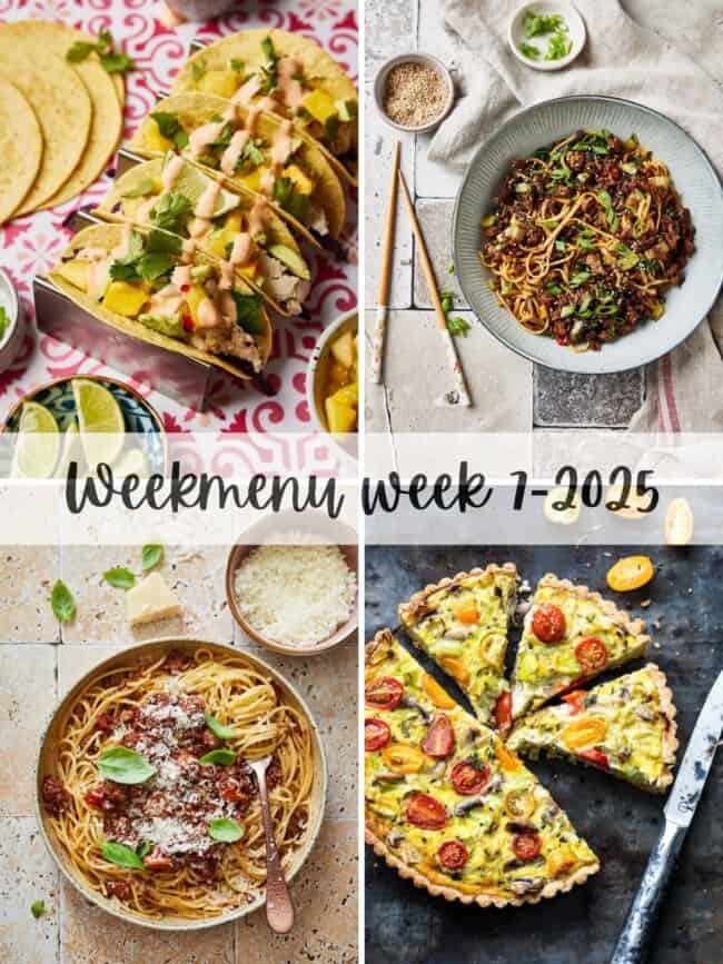 Weekmenu week 7 2025