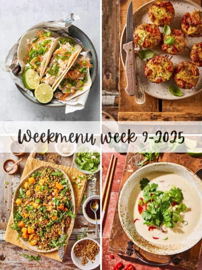 Weekmenu week 9 2025