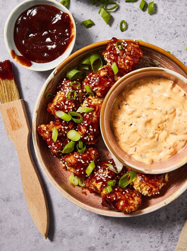 bloemkool bites uit de airfryer