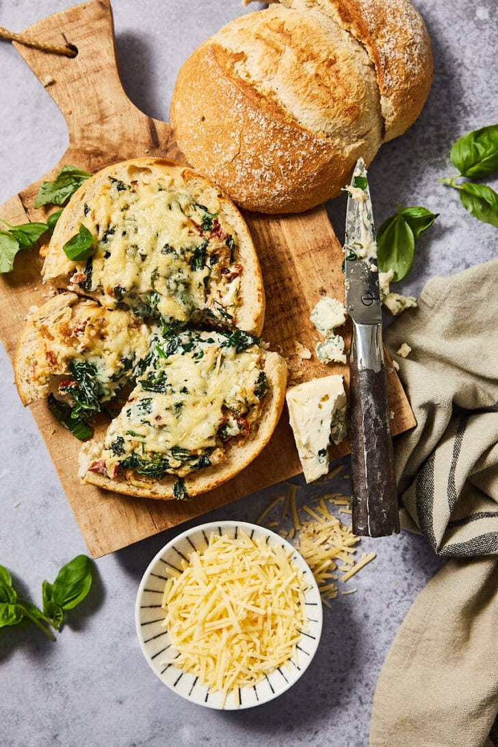 Gevulde broodjes uit de airfryer