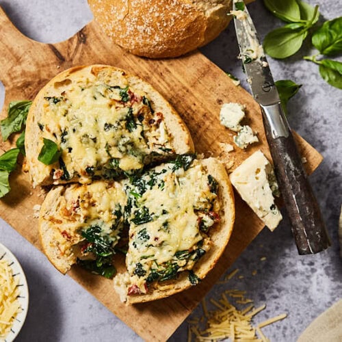 Gevulde broodjes uit de airfryer