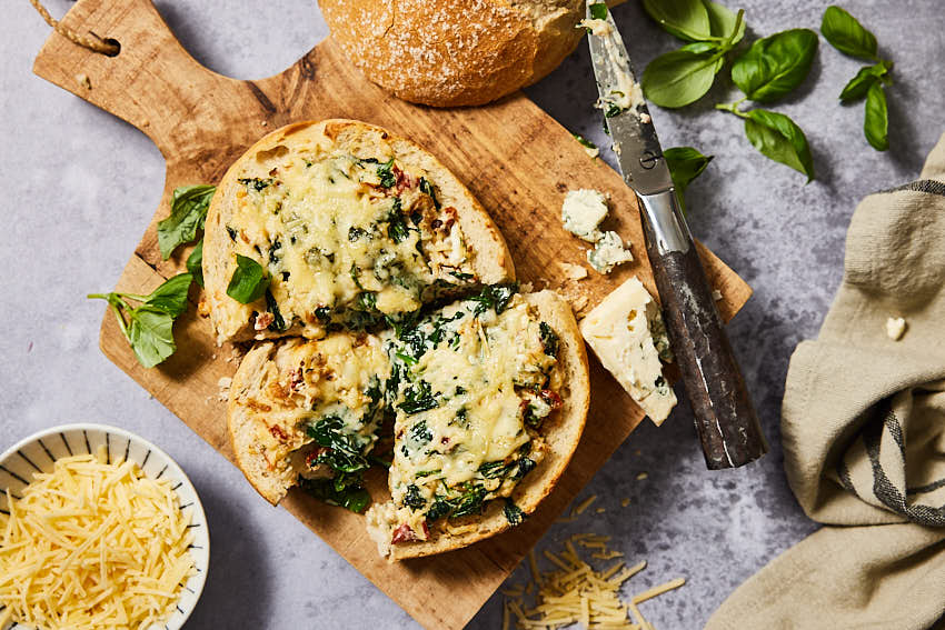 Gevulde broodjes uit de airfryer