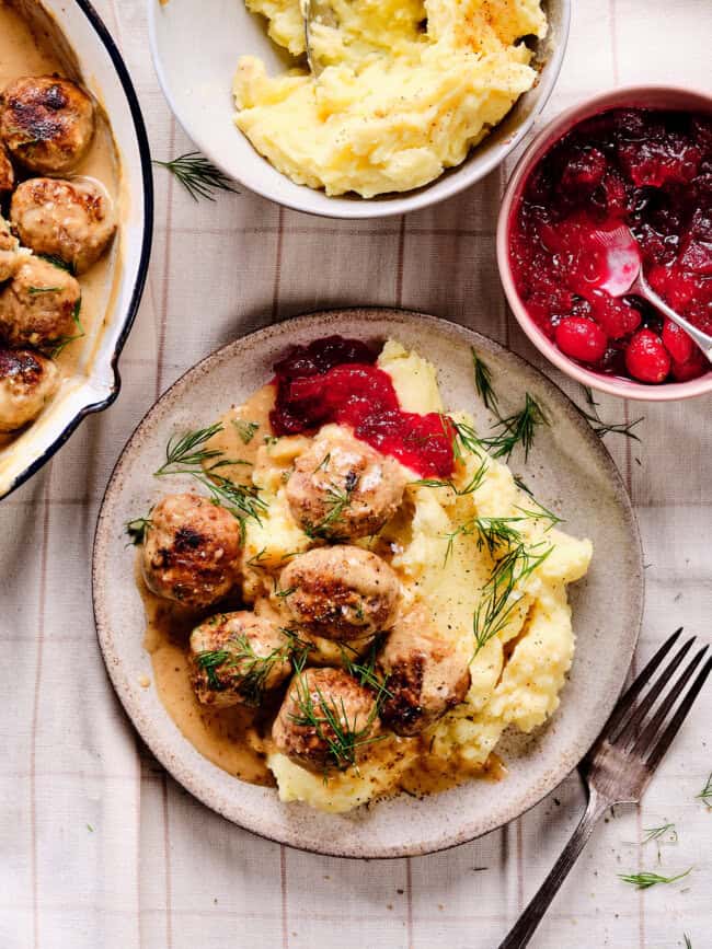 Homemade zweedse balletjes