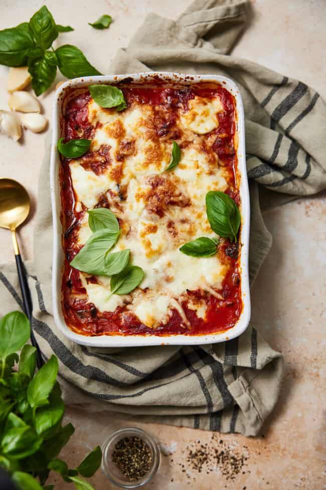 Aubergine parmigiana