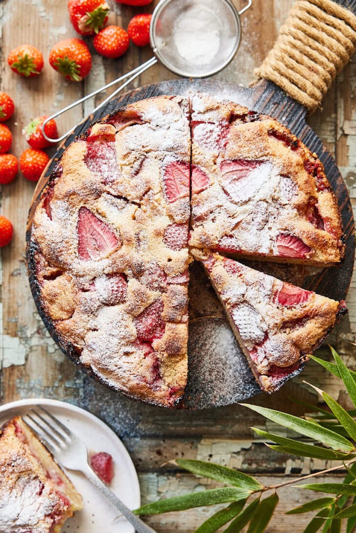 Aardbeiencake recept