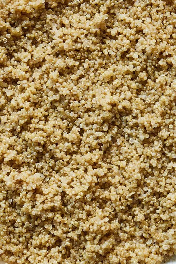 Gekookte quinoa