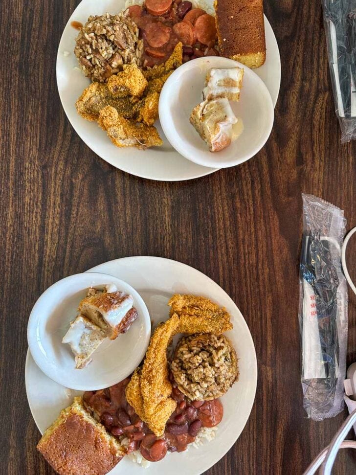 Lunch op de steamboot Natchez