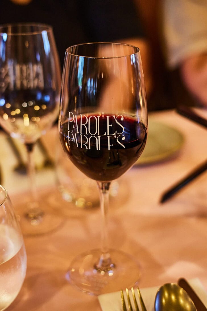 Lekker wijntje bij paroles paroles, oostende