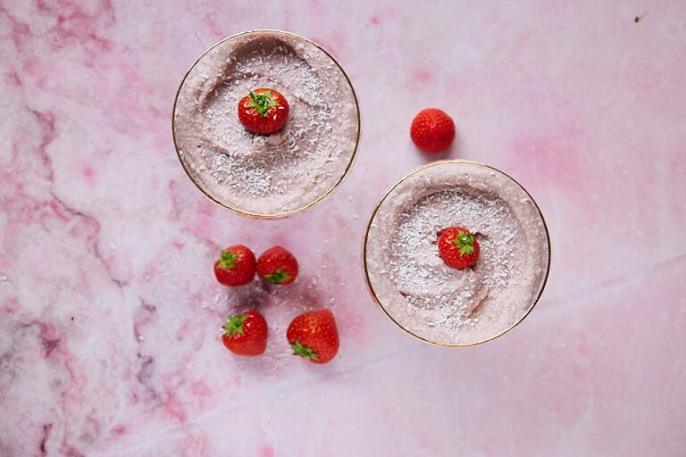 Aardbeienmousse