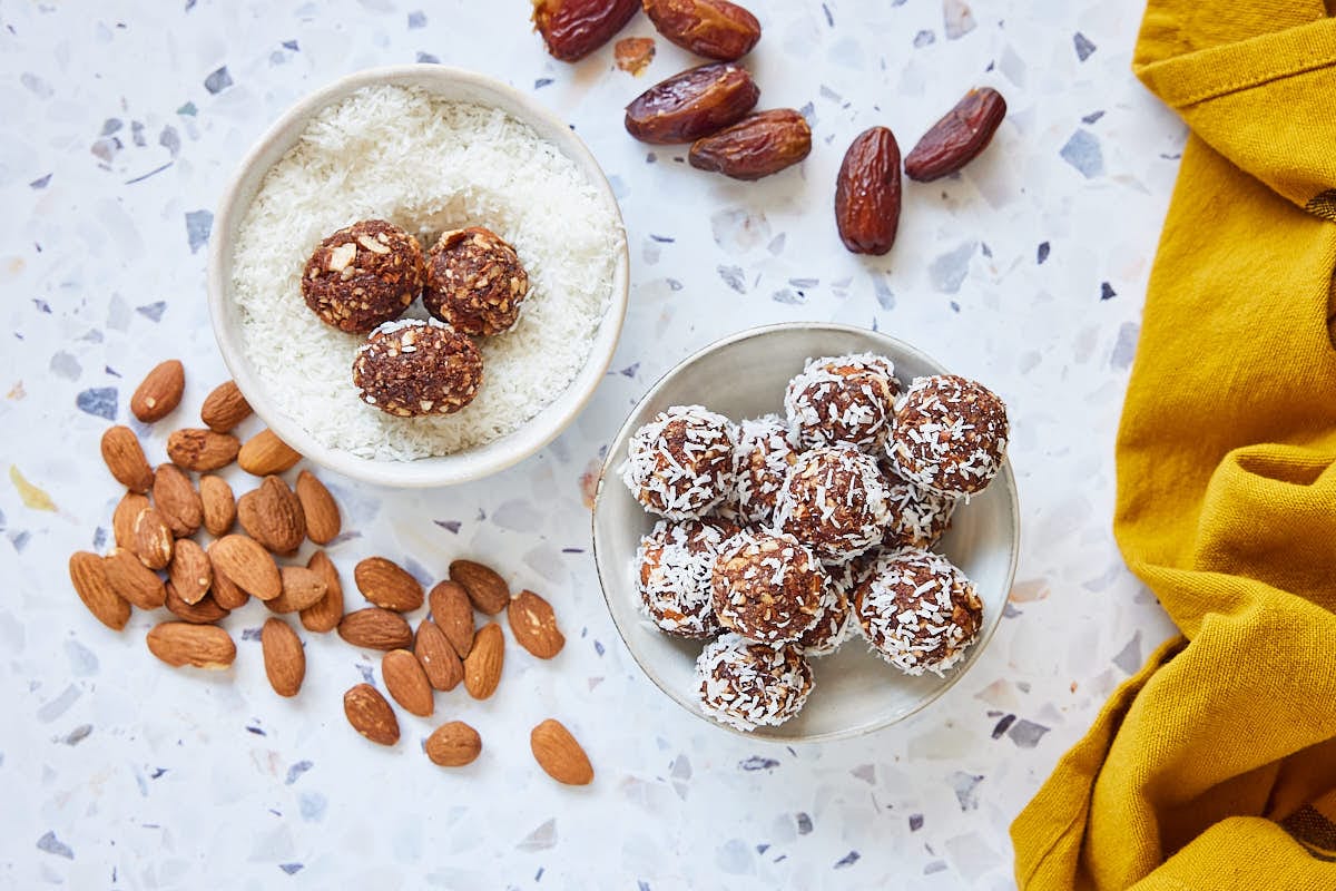 High protein dadelballetjes