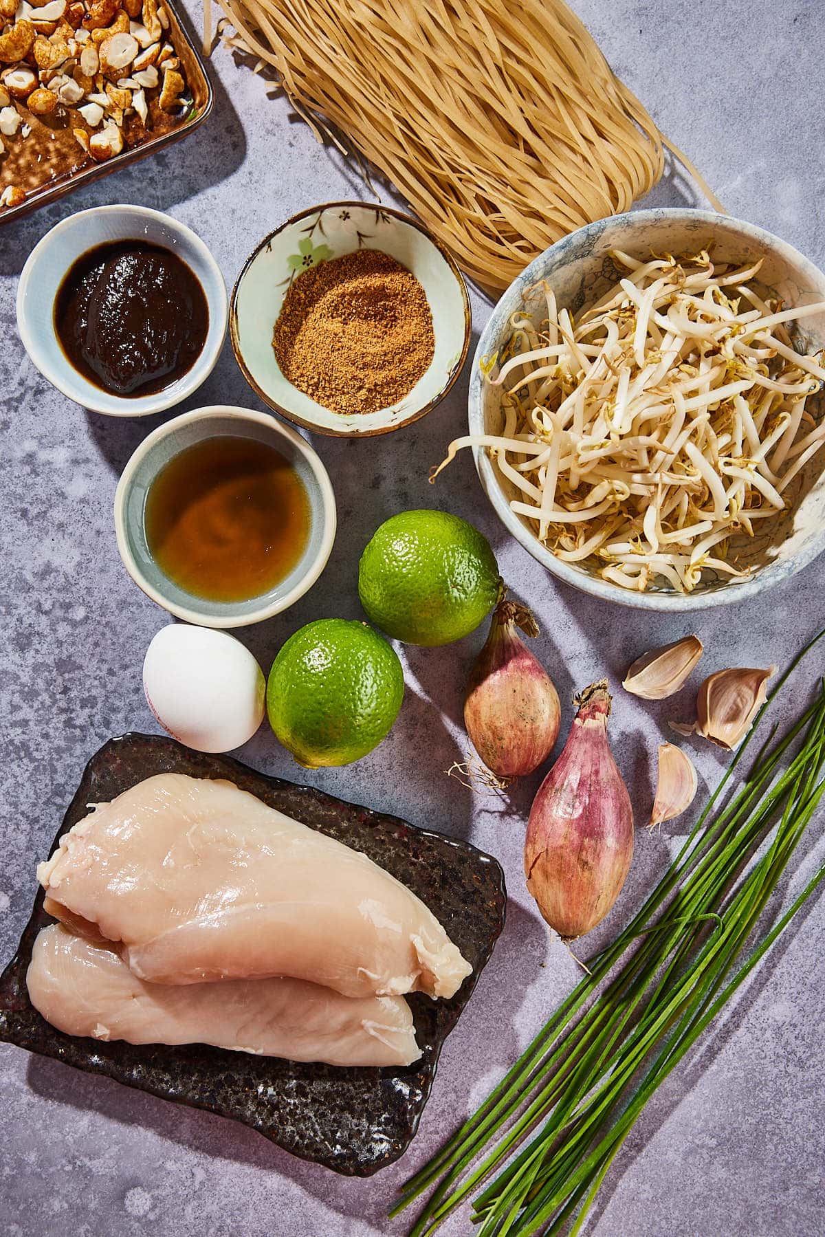 Recept ingredienten voor Pad Thai