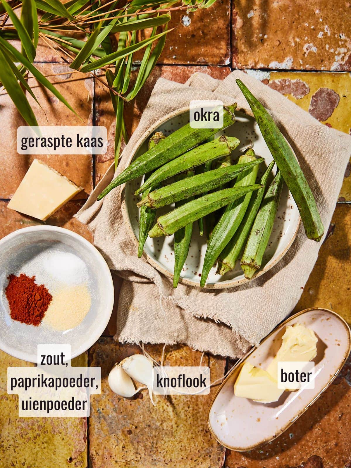 Okra recept ingredienten