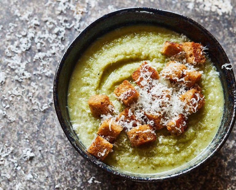 Broccolisoep met knolselderij