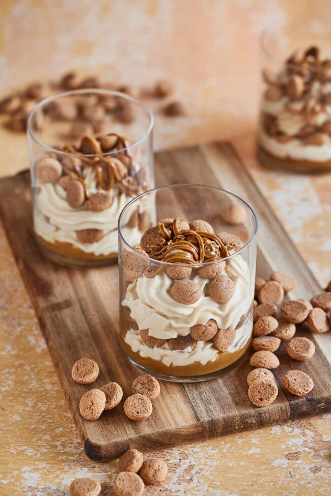 Pepernoten toetje met speculoos