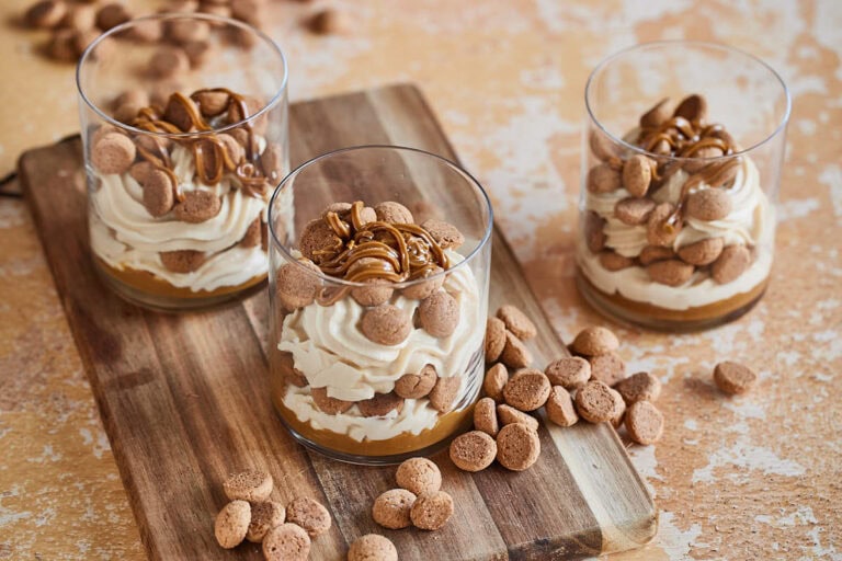 Pepernoten toetje met speculoos