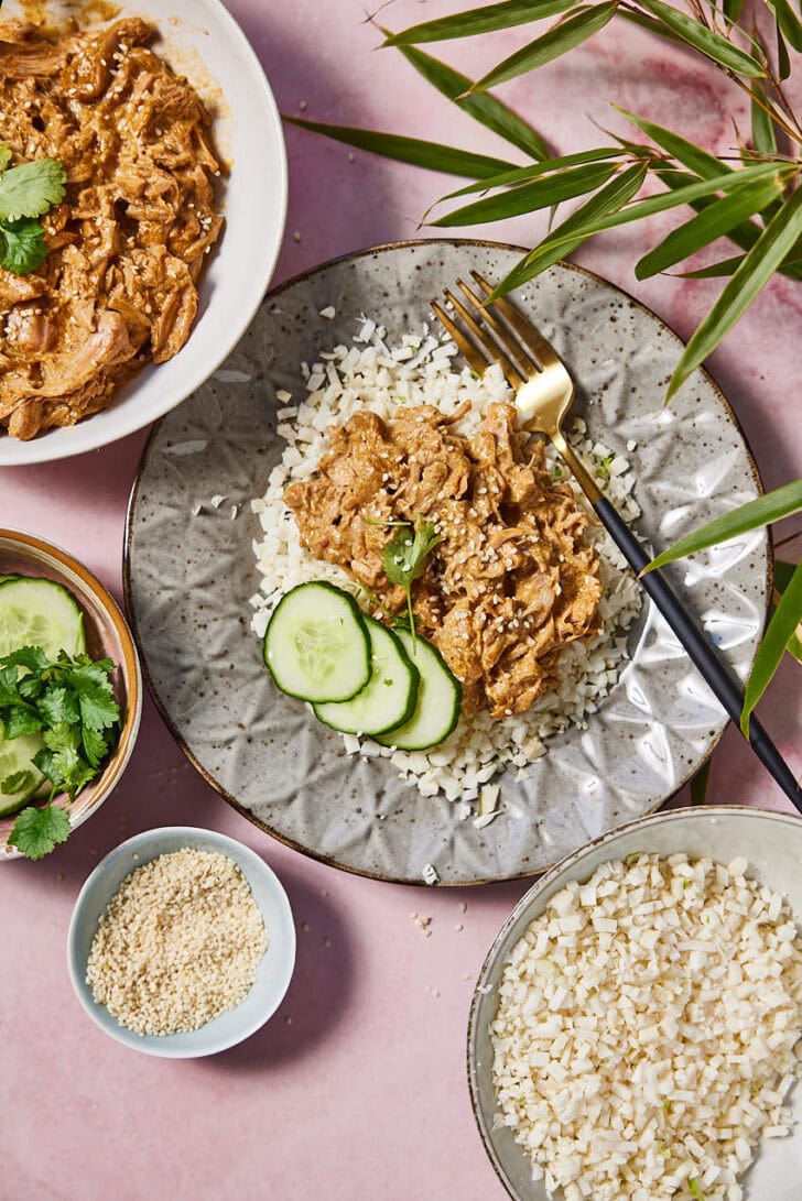 Vegetarische rendang van jackfruit