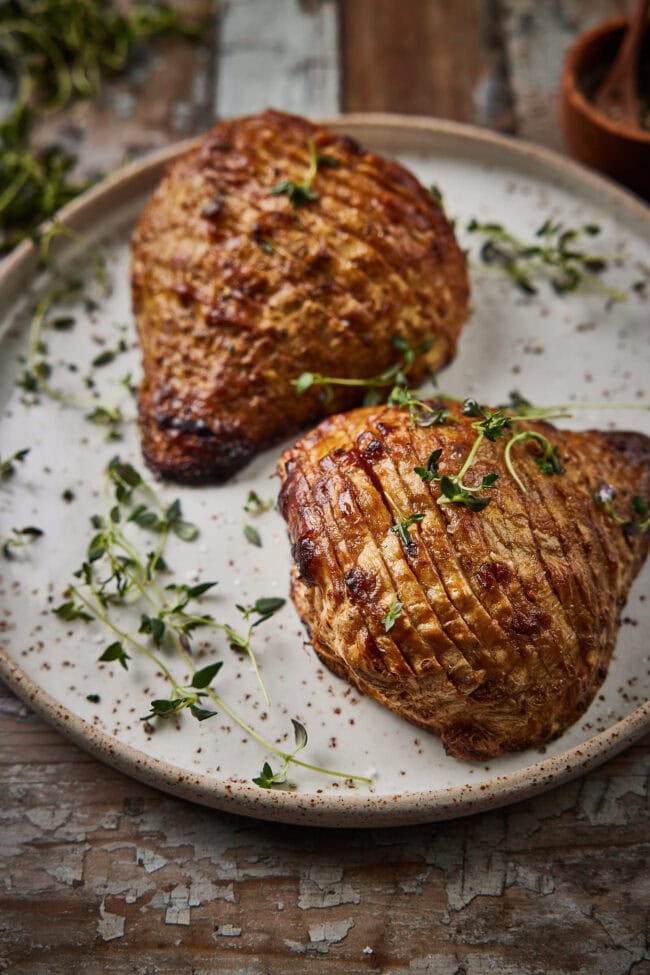 Hasselback knolselderij