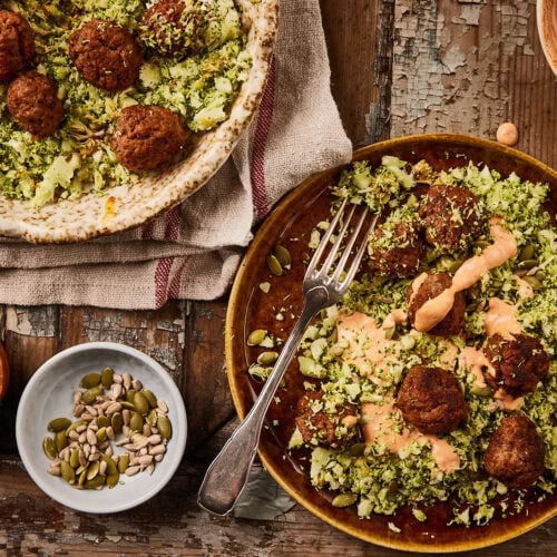 Broccoli met gehakt balletjes