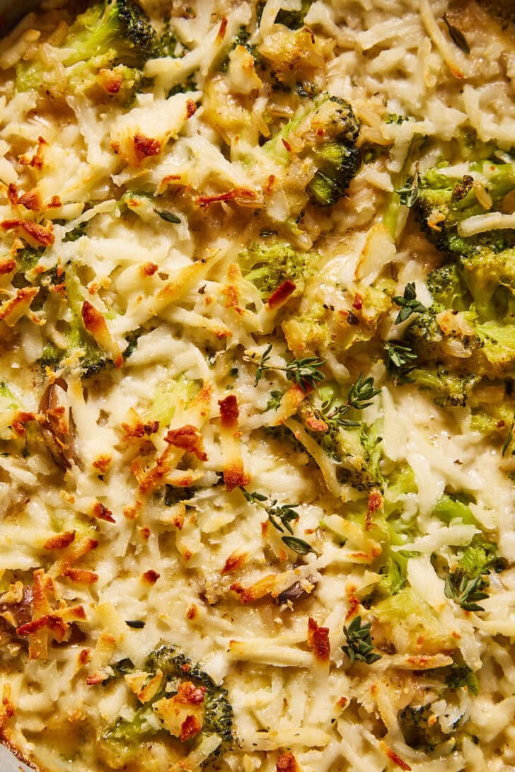 Broccoli ovenschotel goudbruin gebakken