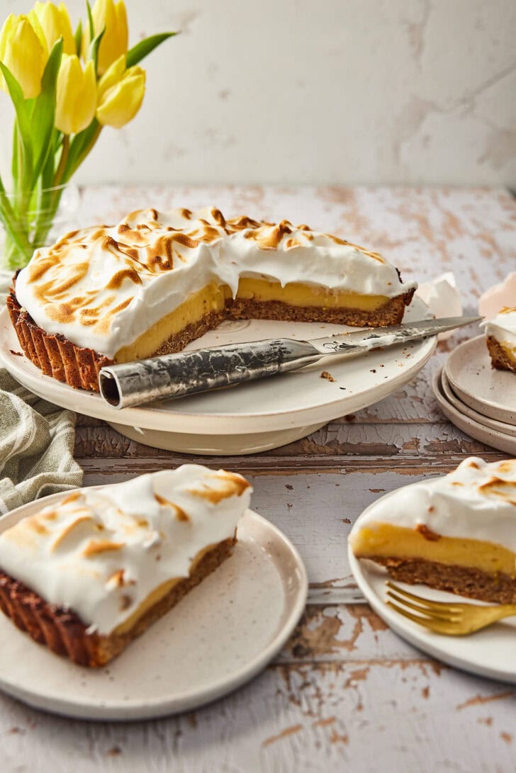 Citroen meringue taart (glutenvrij)