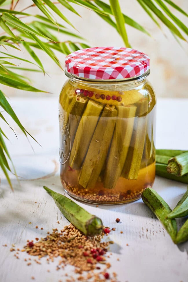 gepickelde okra