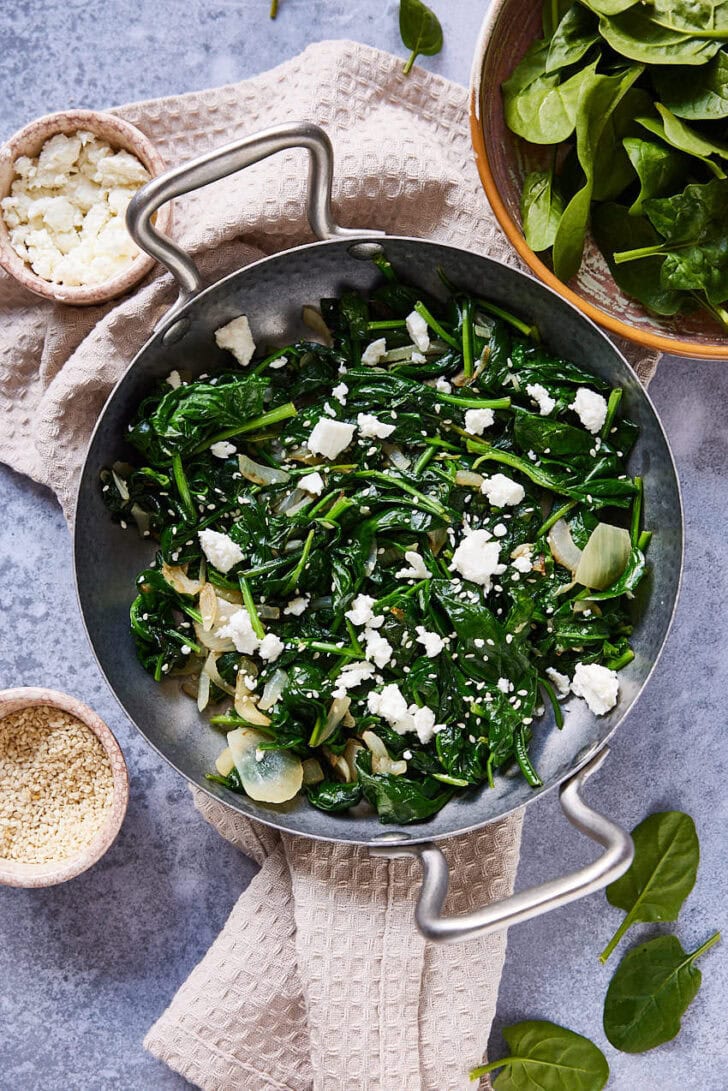 Spinazie roerbak recept