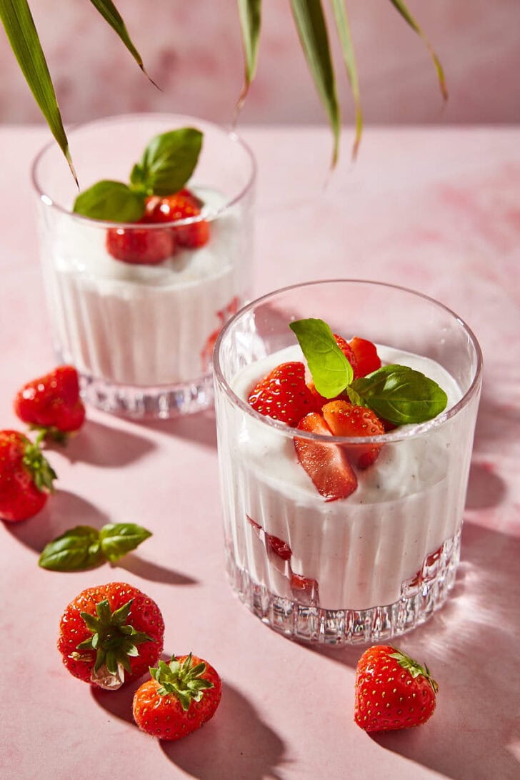 Aardbeien toetje