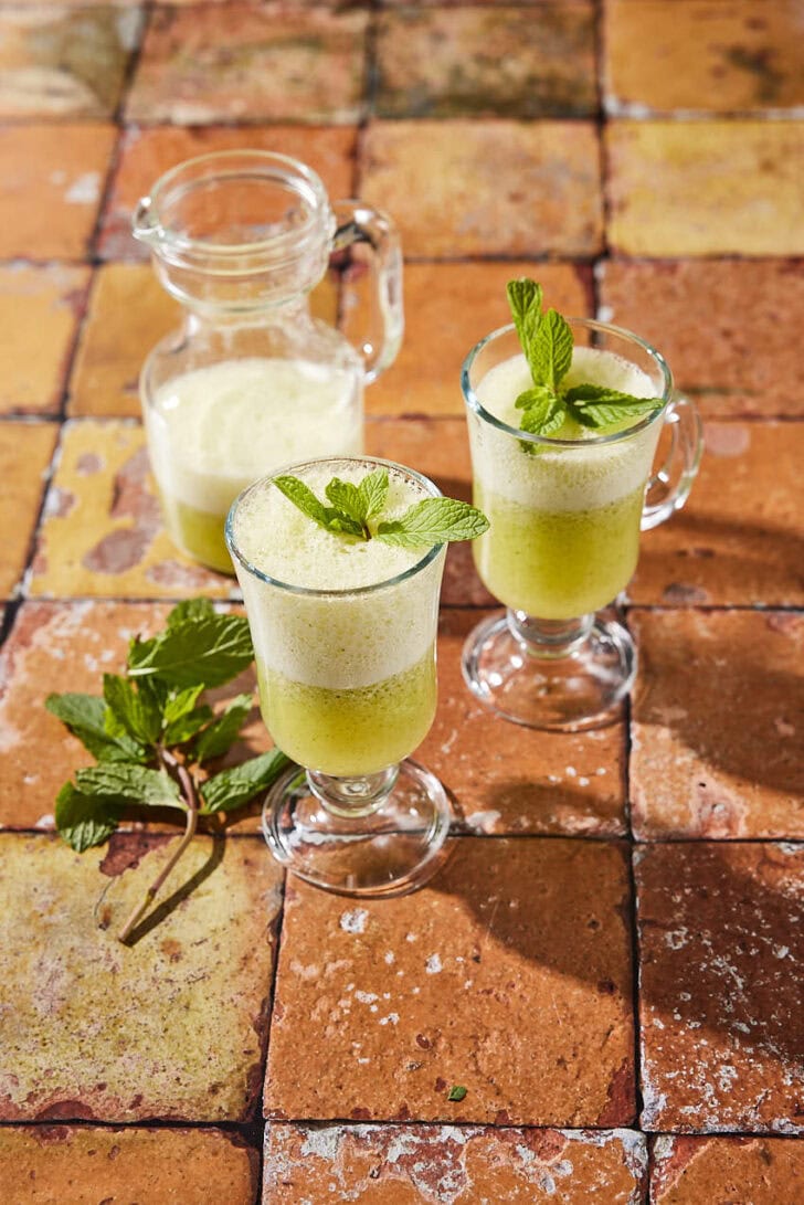 Ananas munt drankje