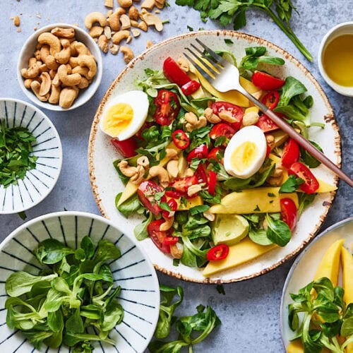 mango salade met avocado