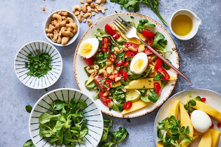 mango salade met avocado