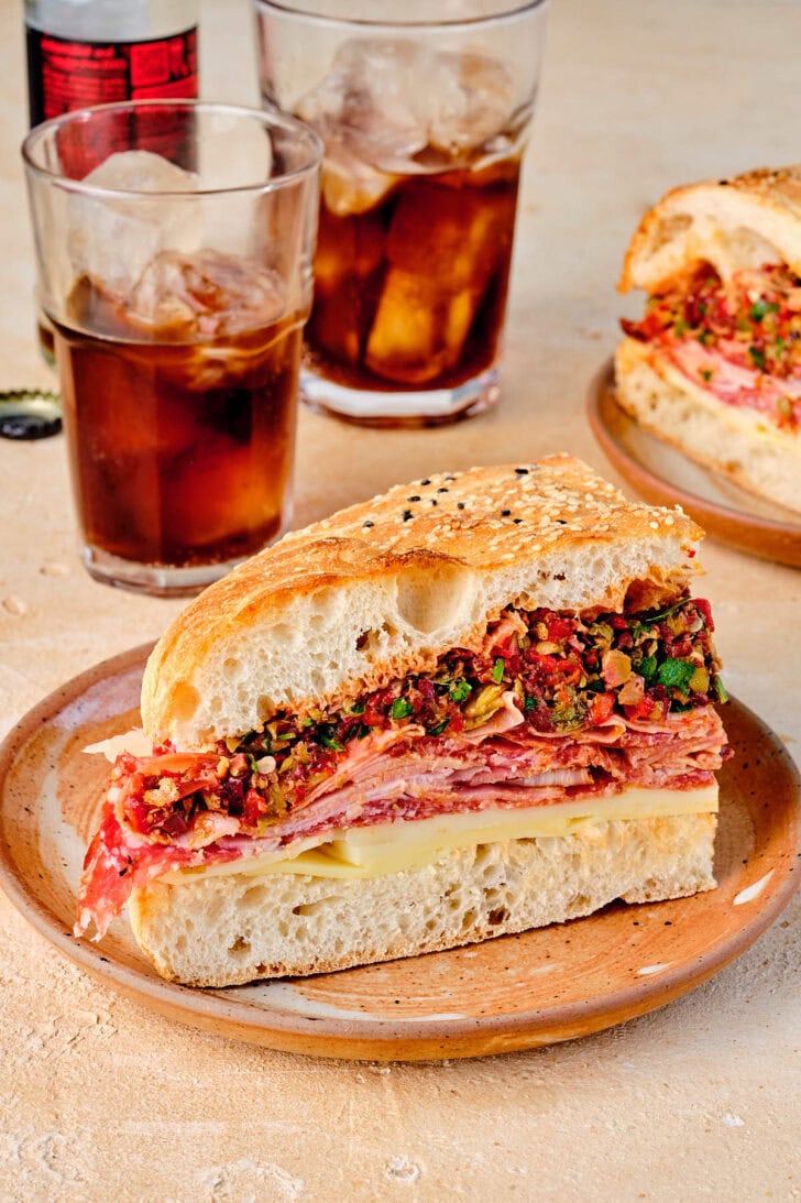 Muffuletta sandwich New Orleans