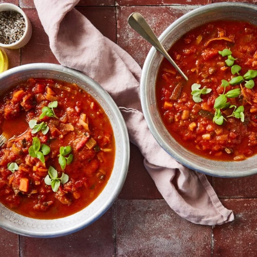 Mediterrane tomatensoep