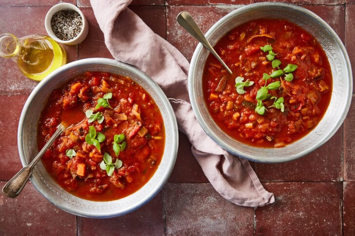 Mediterrane tomatensoep