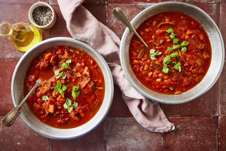 Mediterrane tomatensoep