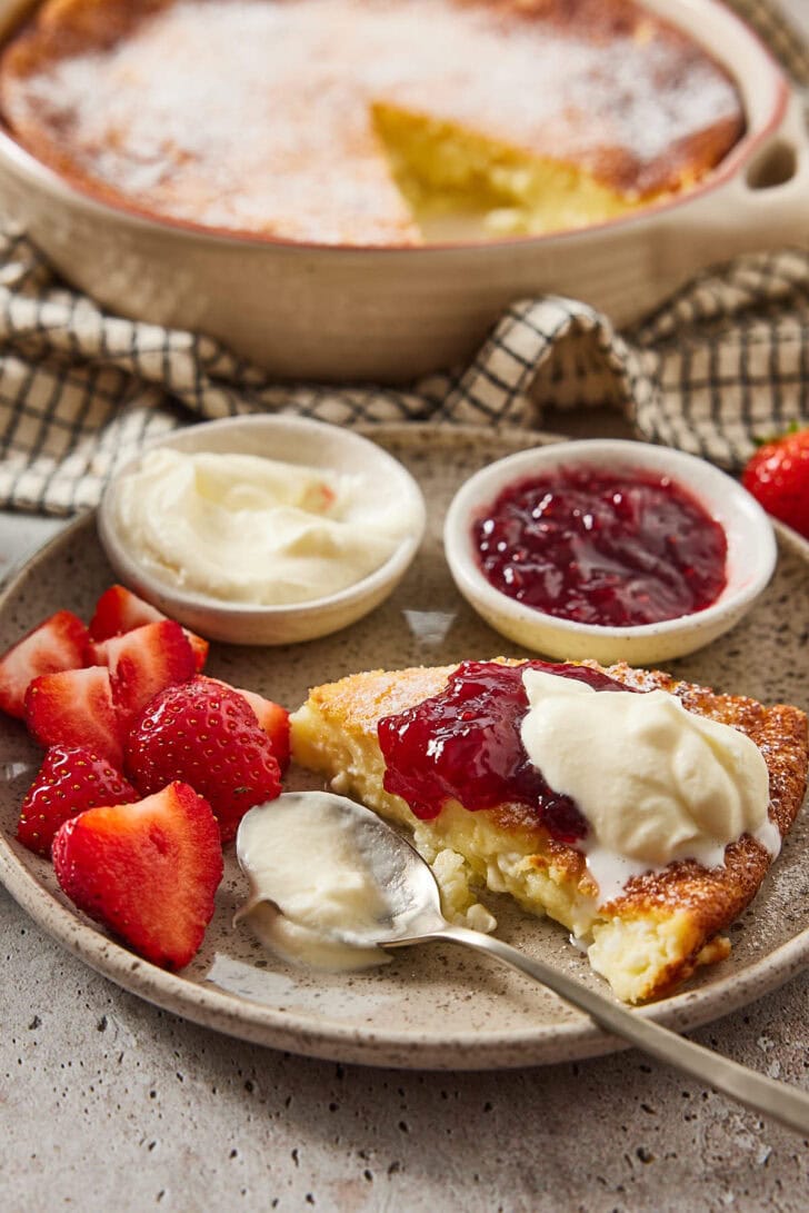 Ostkaka Zweedse cheesecake